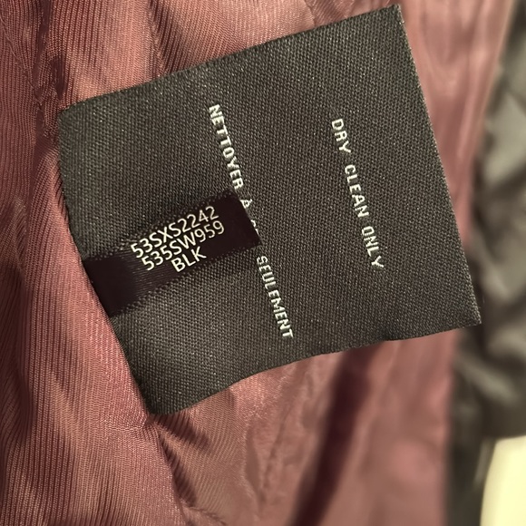 NWT COLE HAAN Men's Melton Jacket / Peacoat in black, sz Medium - Picture 11 of 12